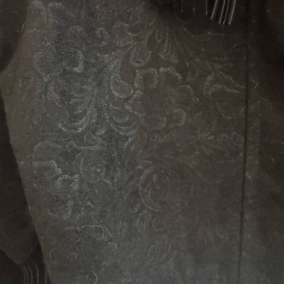 A. Byer Vintage Black Women's Cropped Jacket with Fringe Size Medium - Picture 7 of 7